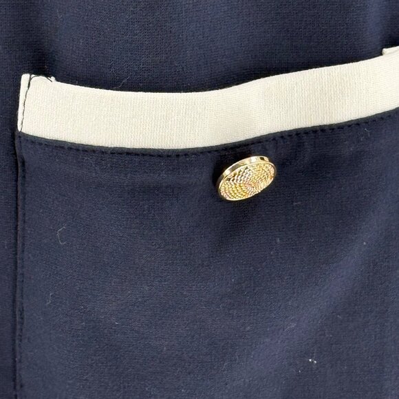 Eliza J Womens Navy Dress With Pockets Size 6 - Picture 9 of 12